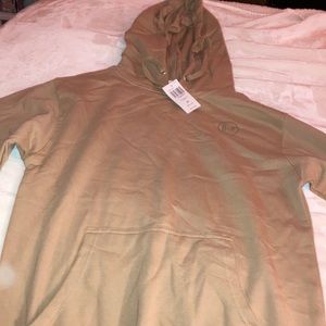 tan twenty-one pilots hoodie (hottopic)